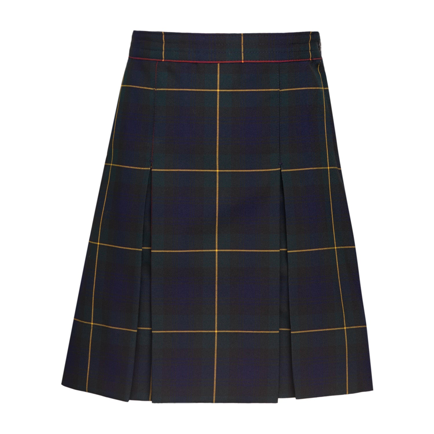 Belair Plaid Stitched Down Kick Pleat Skirt main image 0