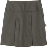 Grey Drop Yoke Pleat Skort