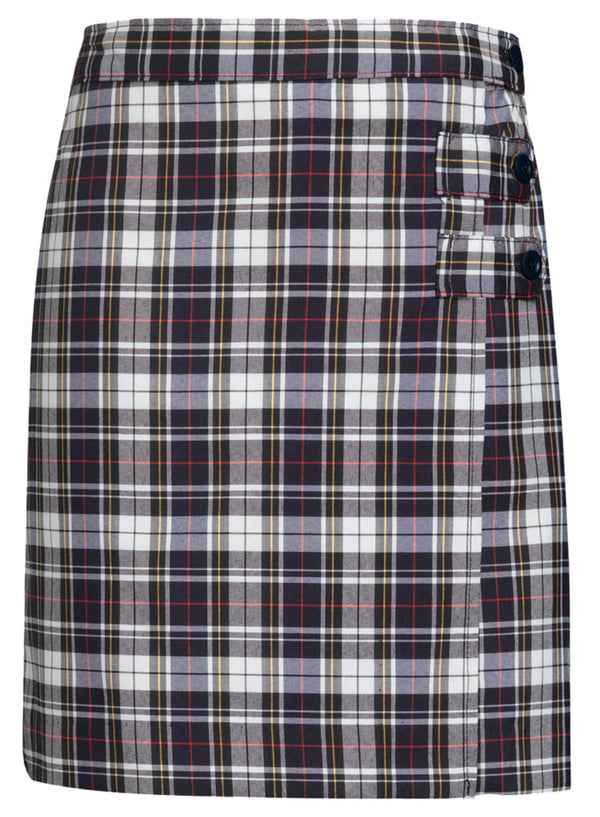 Scottsdale Christian Academy Girls Plaid Two Tab Pleat Skort