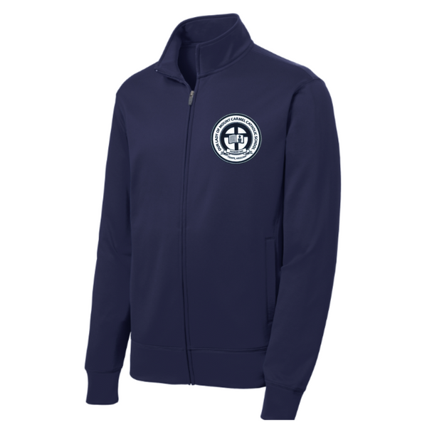 Our Lady of Mount Carmel Unisex Full Zip Athletic Lightweight Jacket