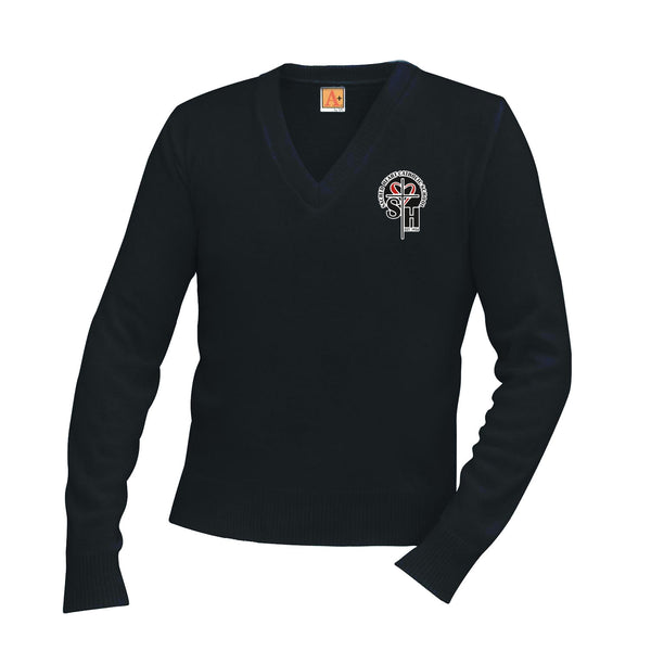 Sacred Heart Unisex V Neck Pullover Sweater (Grades 6-8th)