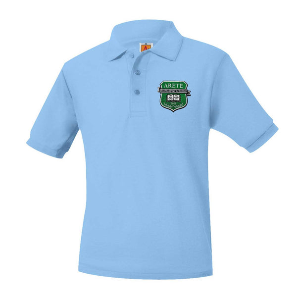 Arete Prep Academy Unisex Pique Short Sleeve Polo (Grades 9-12)