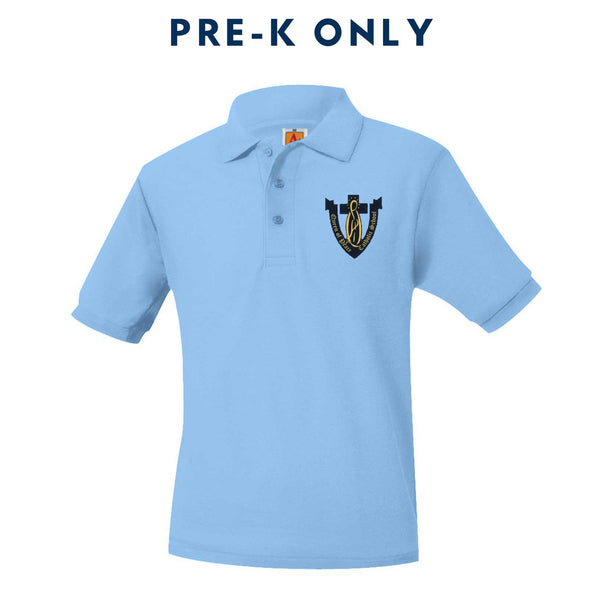 Queen of Peace Unisex Pique Short Sleeve Polo