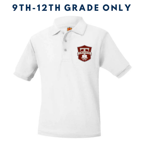 Trivium Prep Unisex Pique Short Sleeve Polo