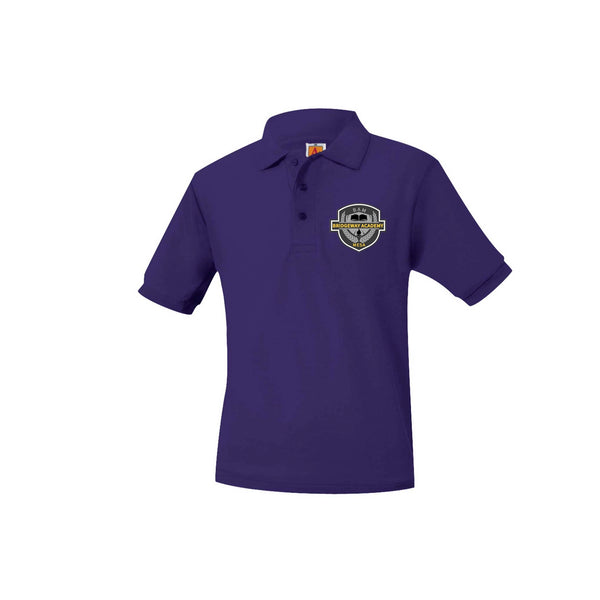 Bridgeway Academy Unisex Pique Short Sleeve Polo