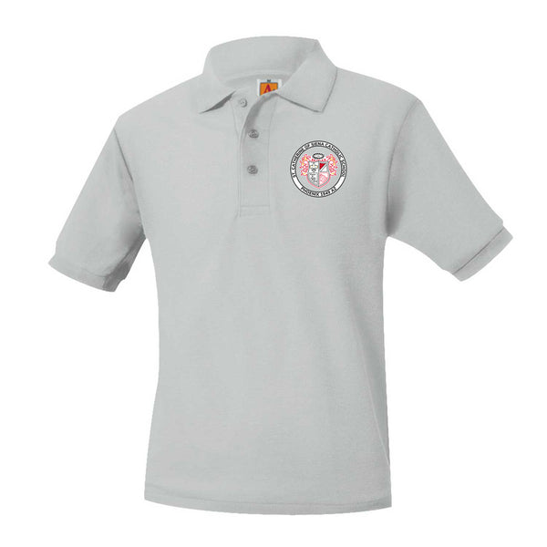 St. Catherine of Siena Unisex Pique Short Sleeve Polo