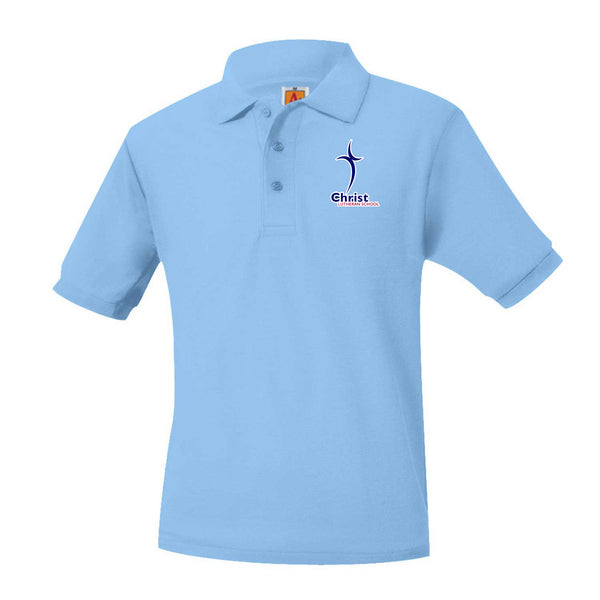 Christ Lutheran Unisex Pique Short Sleeve Polo