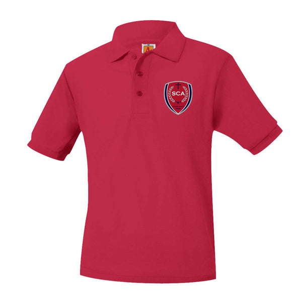 Scottsdale Christian Academy Unisex Pique Short Sleeve Polo