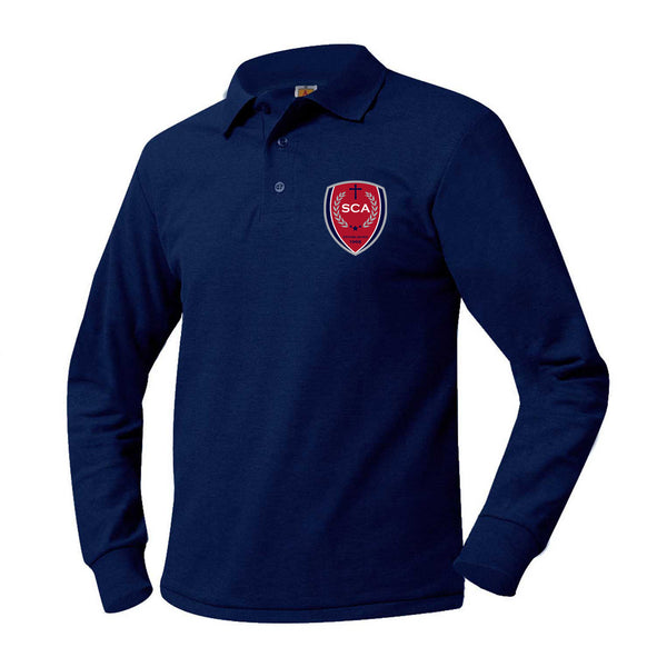 Scottsdale Christian Academy Unisex Pique Long Sleeve Polo