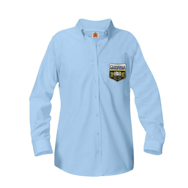 Glendale Prep Female Oxford Long Sleeve Blouse