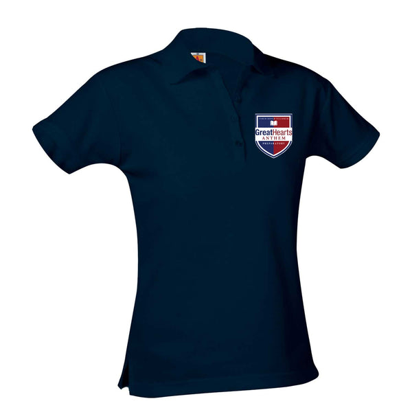 Anthem Prep Female Short Sleeve Pique Polo (6th-8th Grade)