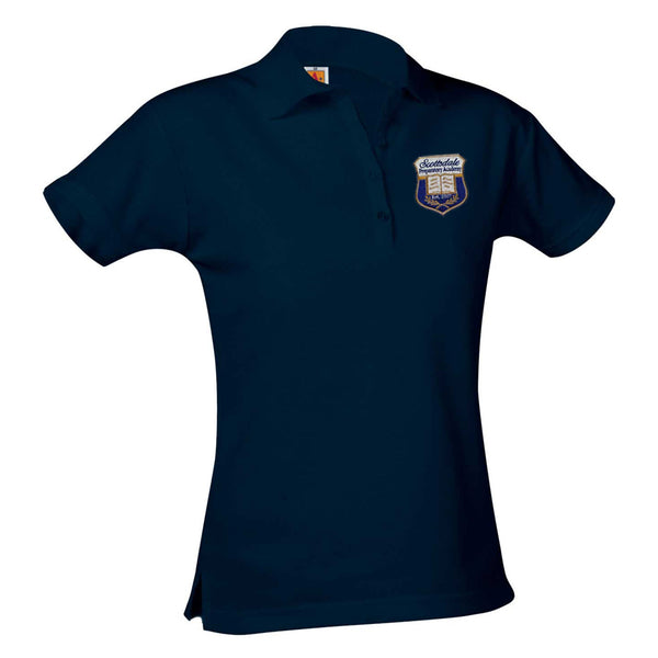 Scottsdale Prep Female Short Sleeve Pique Polo (6-8th)