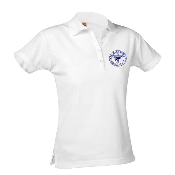 St. Mary Basha Female Short Sleeve Pique Polo