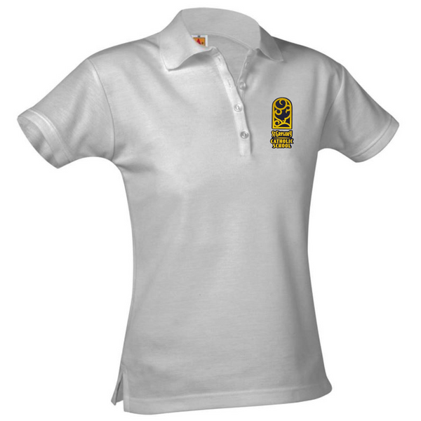 St. Gregory Female Short Sleeve Pique Polo