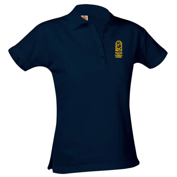 St. Gregory Female Short Sleeve Pique Polo