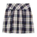Alexander Plaid Drop Yoke Pleat Skort