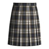 Alexander Plaid Stitched Down Box Pleat Skirt