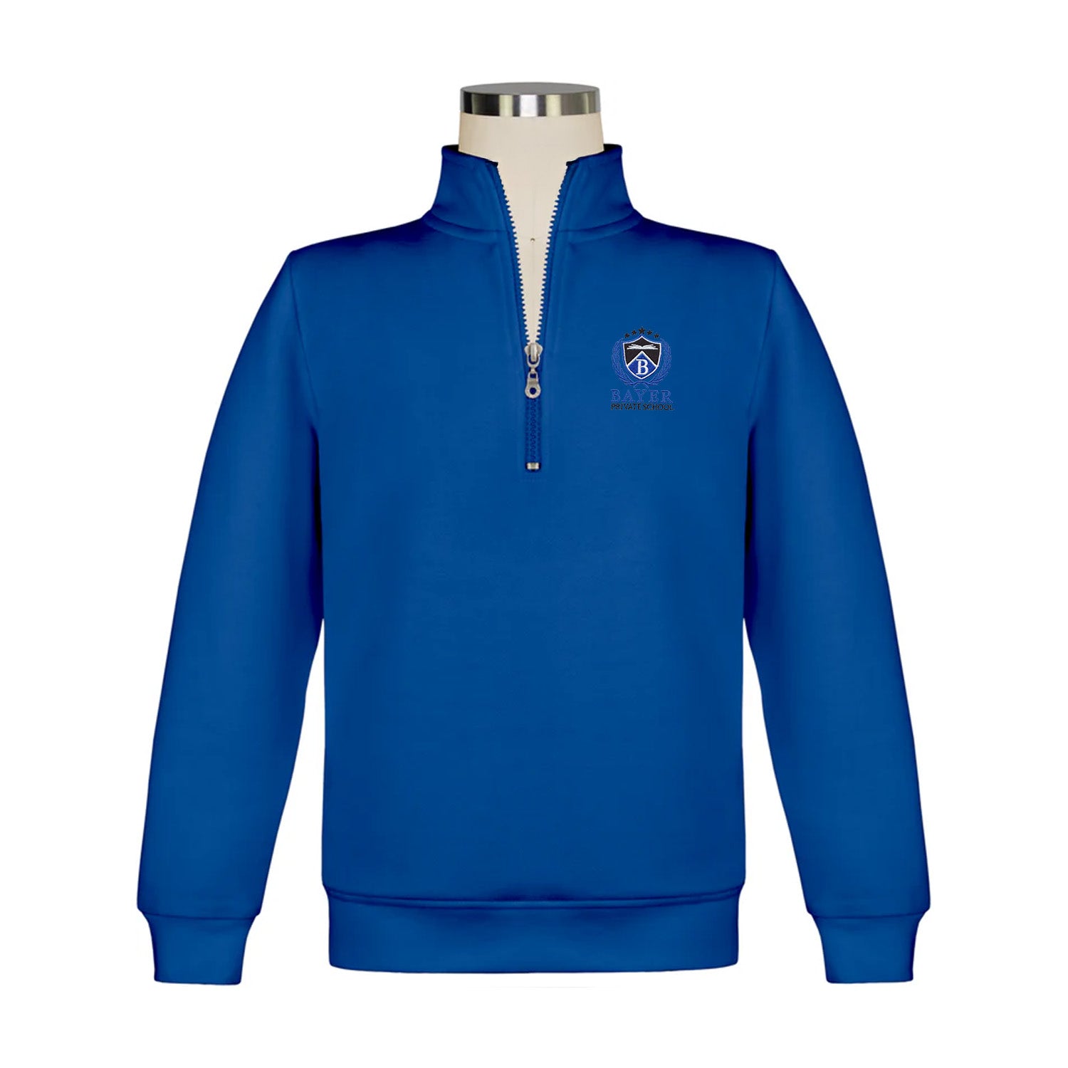 Bayer Private School Quarter Zip Pullover Sweatshirt