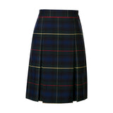 Bradley Plaid Stitched Down Kick Pleat Skirt