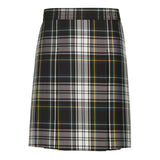 Carden Plaid Stitched Down Kick Pleat Skirt