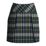 Christopher Plaid Drop Yoke Pleat Skort