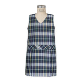 Christopher Plaid V Neck Drop Waist Shift