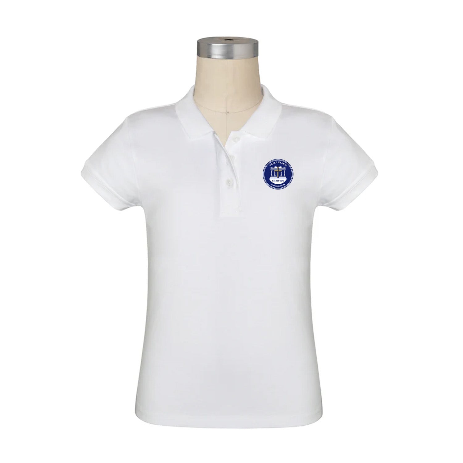 Christos Short Sleeve Feminine Fit Jersey Polo