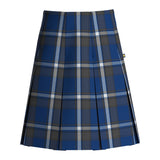 Grant Plaid High Waist Box Pleat Skirt