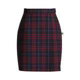 Hamilton Plaid Side Pleat Skort