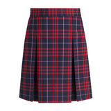 Hamilton Plaid Stitched Down Kick Pleat Skirt