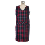 Hamilton Plaid V Neck Drop Waist Shift