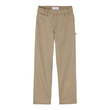 Khaki Performance Flat Front Pants