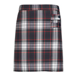 Lloyd Plaid Double Tab Pleat Skort