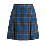 Mayfair Plaid Stitched Down Kick Pleat Skirt