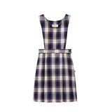 Mission Montessori Bib Front Box Pleat Jumper