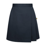 Navy Side Pleat Skort