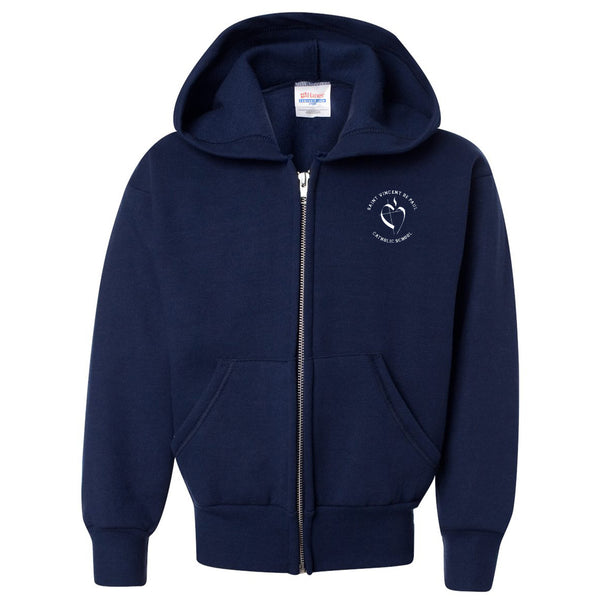 St. Vincent De Paul Unisex Poly Cotton Full Zip Hoodie