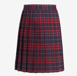 Scottsdale Christian Academy Knife Pleat Plaid Skirt