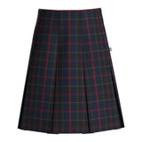 Wilson Plaid High Waist Box Pleat Skirt