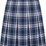 McCullum Plaid Hipstitch Box Pleat Skirt