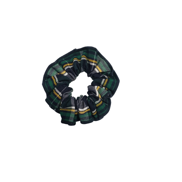 Scrunchie w/Trim - Plaid 1B