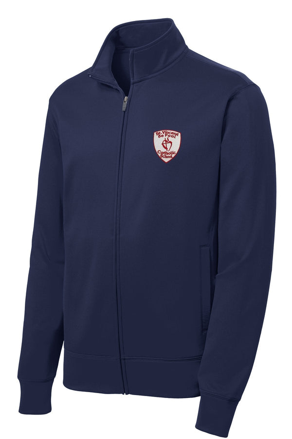 St. Vincent De Paul Unisex Full Zip Athletic Lightweight Jacket