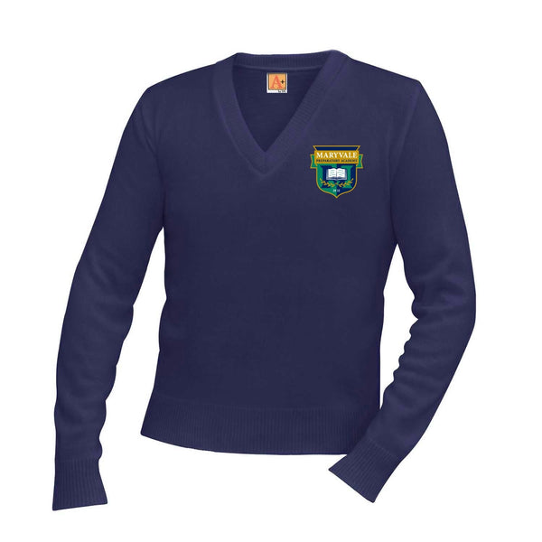 Maryvale Prep Unisex V Neck Pullover Sweater