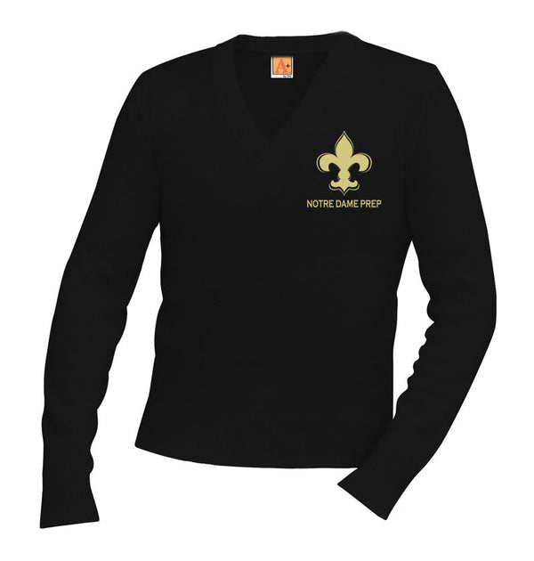 Notre Dame Unisex V Neck Pullover Sweater