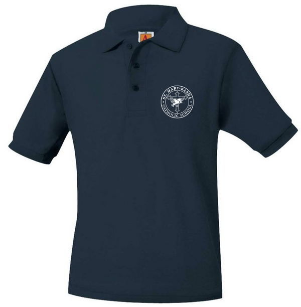 St. Mary Basha Unisex Pique Short Sleeve Polo