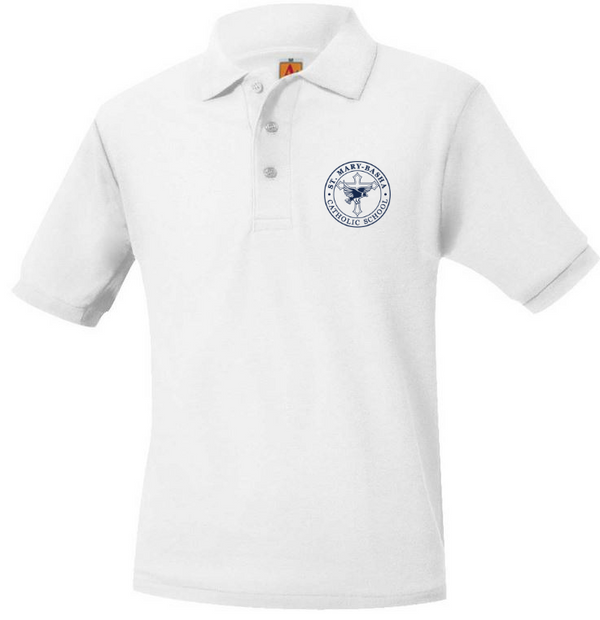 St. Mary Basha Unisex Pique Short Sleeve Polo