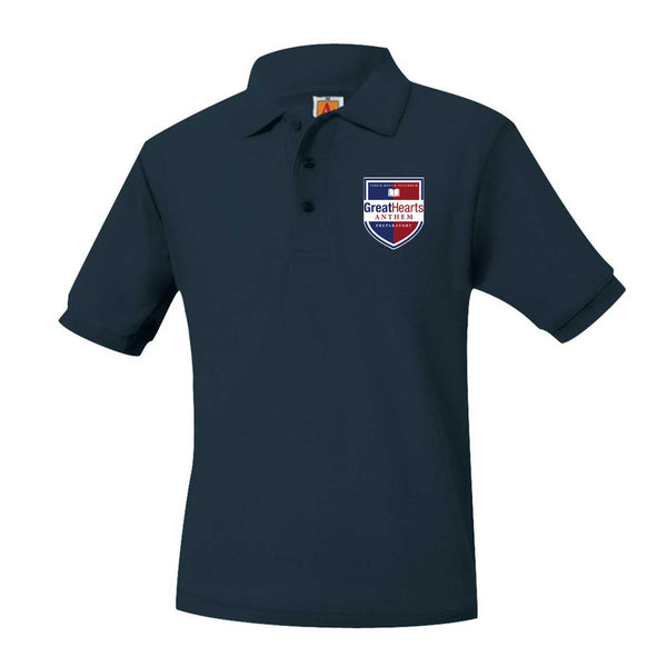 Anthem Prep Unisex Pique Short Sleeve Polo (6th-8th Grade)