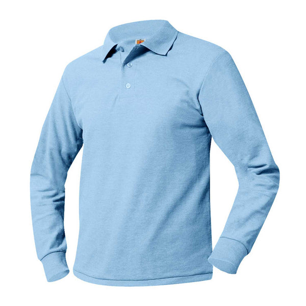 Unisex Pique Long Sleeve Polo Essential