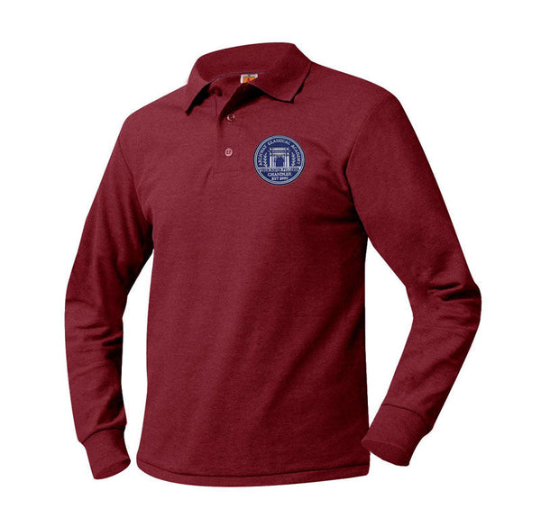 Archway Chandler Unisex Pique Long Sleeve Polo