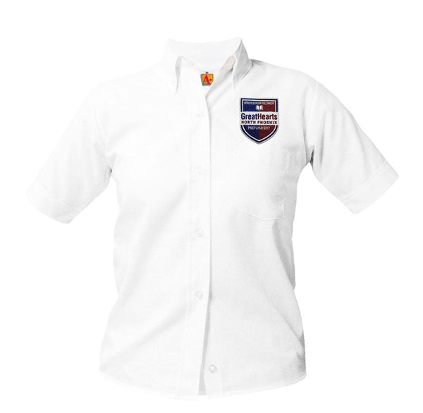 North Phoenix Prep Female Oxford Short Sleeve Blouse